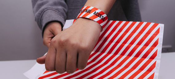Bracelets Tyvek personnalisés